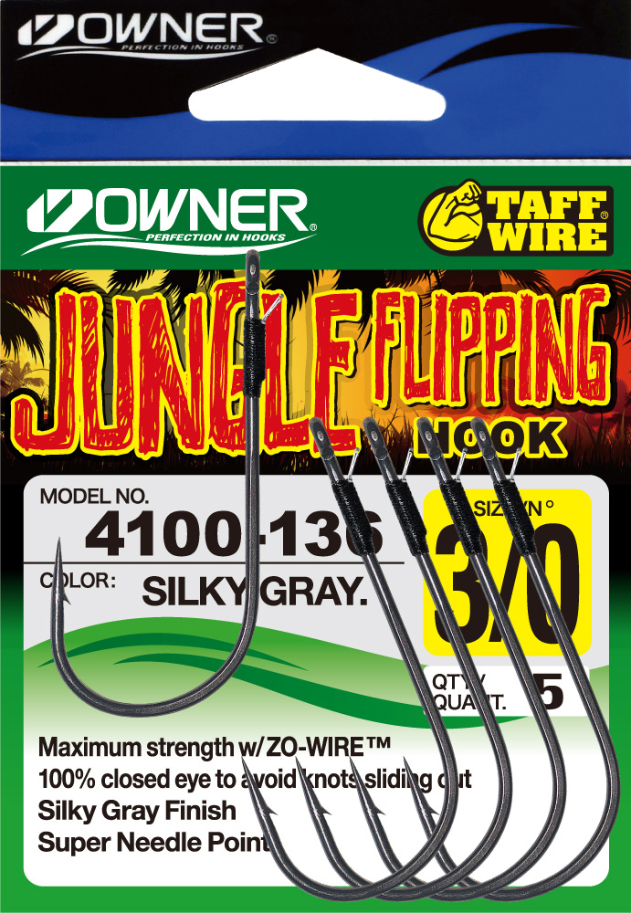 Owner 4100 Jungle Flipping Hook 5/0