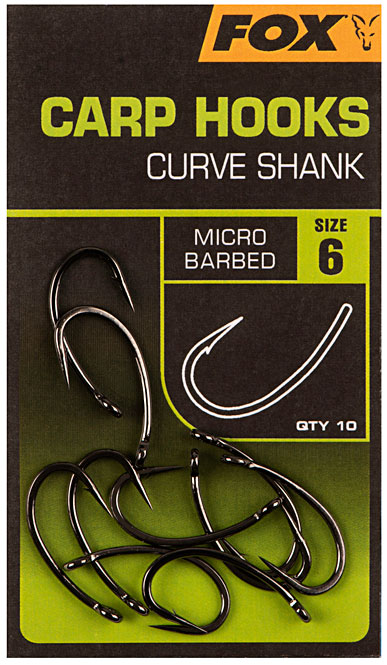 Fox Carp Hooks Curve Shank - CHK232 - Carp Hooks > Carp Hooks