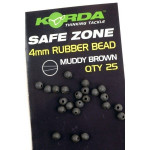 RUBBER BEAD BROWN 4mm (K4RBB) 