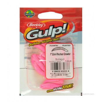 GULP FLOATING PINCHED 1in CRAWLER BBLGUM (1289603) 