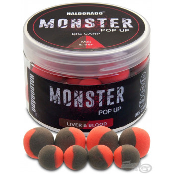 HALDORADO MONSTER POP UP BIG CARP 13, 17mm - LIVER & BLOOD 50g 