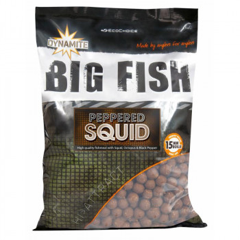 DYNAMITE BAITS Peppered Squid, 15mm, 1.8kg (DY1684) 