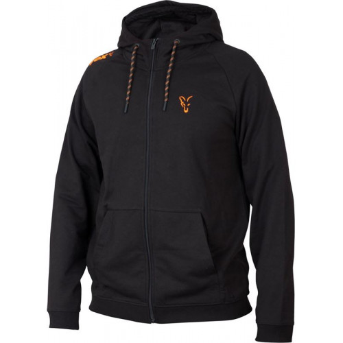 Fox collection Black / Orange LW hoodie - XXL (CCL029) 