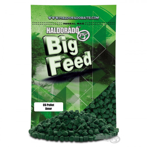 HALDORADO BIG FEED - C6 PELLET 6mm - AMUR 800g 