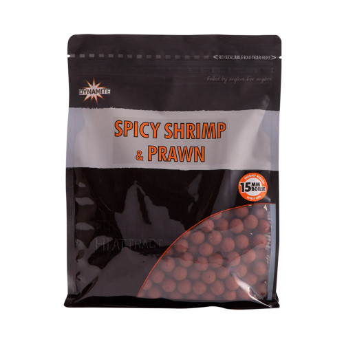 DYNAMITE BAITS Spicy Shrimp & Prawn (Krill) 15mm - 1kg (DY970) 